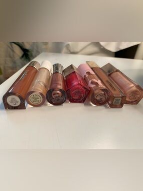 Neutral & Pink Shimmer Lipgloss Bundle